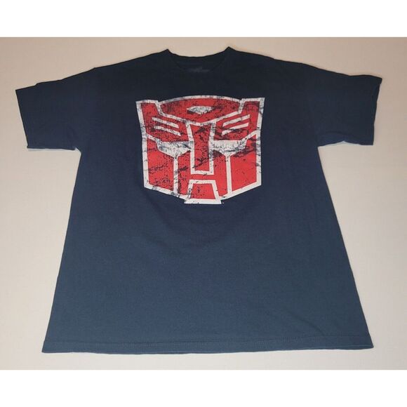 Transformers T-Shirt Mens Large.‎ 2009 Optimus Prime Navy Tee. - Picture 1 of 6